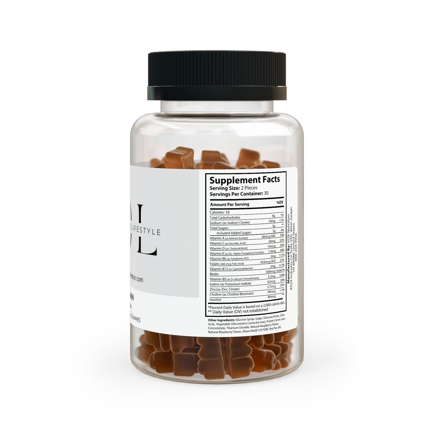 Hair Vitamin Gummies (60 Gummies)