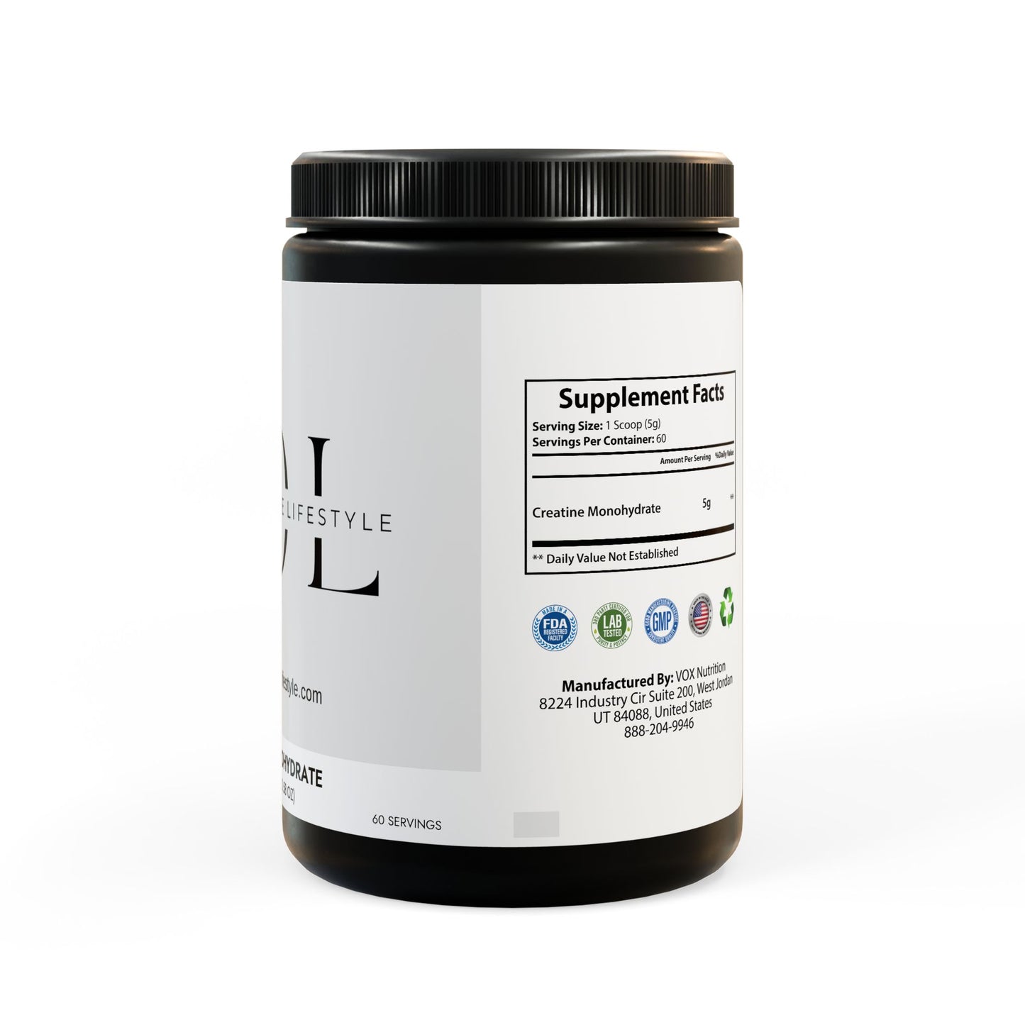 Creatine Monohydrate Supplement (300g, 10.58oz)