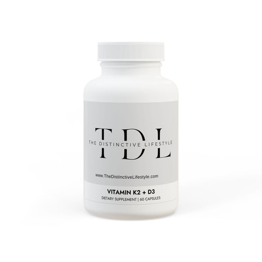 Vitamin K2 + D3 Supplement (60 Capsules)