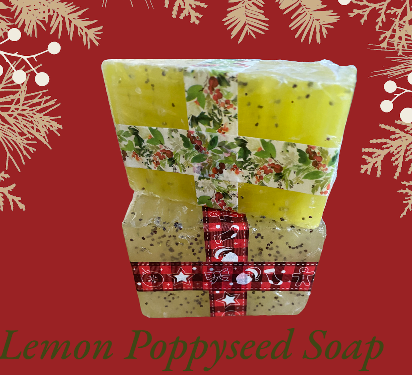 Handmade, Lemon Poppy-seed Hand Soap