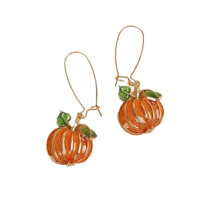 Pumpkin Spice Dangle Earrings