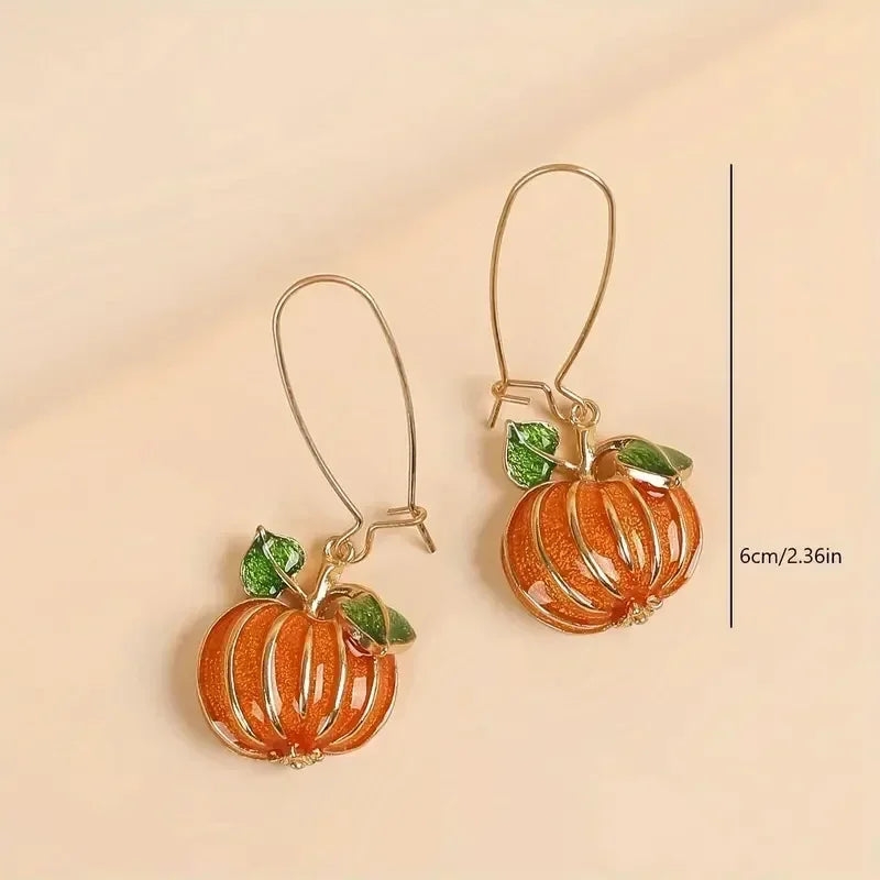 Pumpkin Spice Dangle Earrings